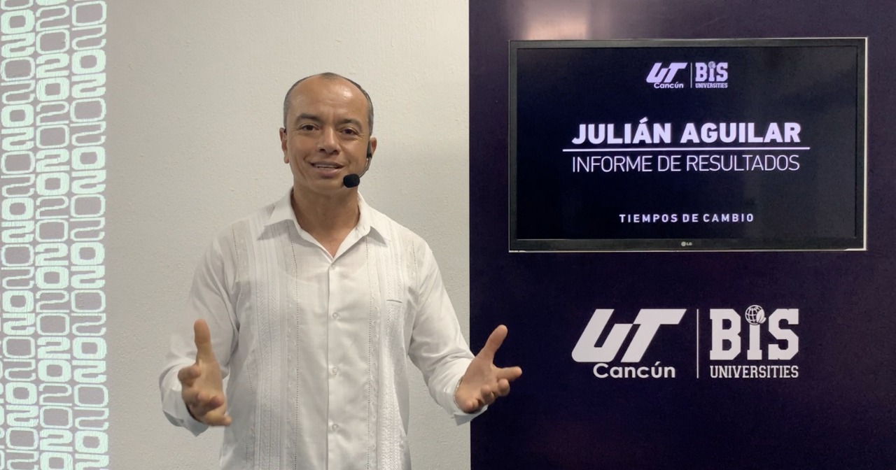 Julián Aguilar rinde informe de resultados al frente de la UTC BIS