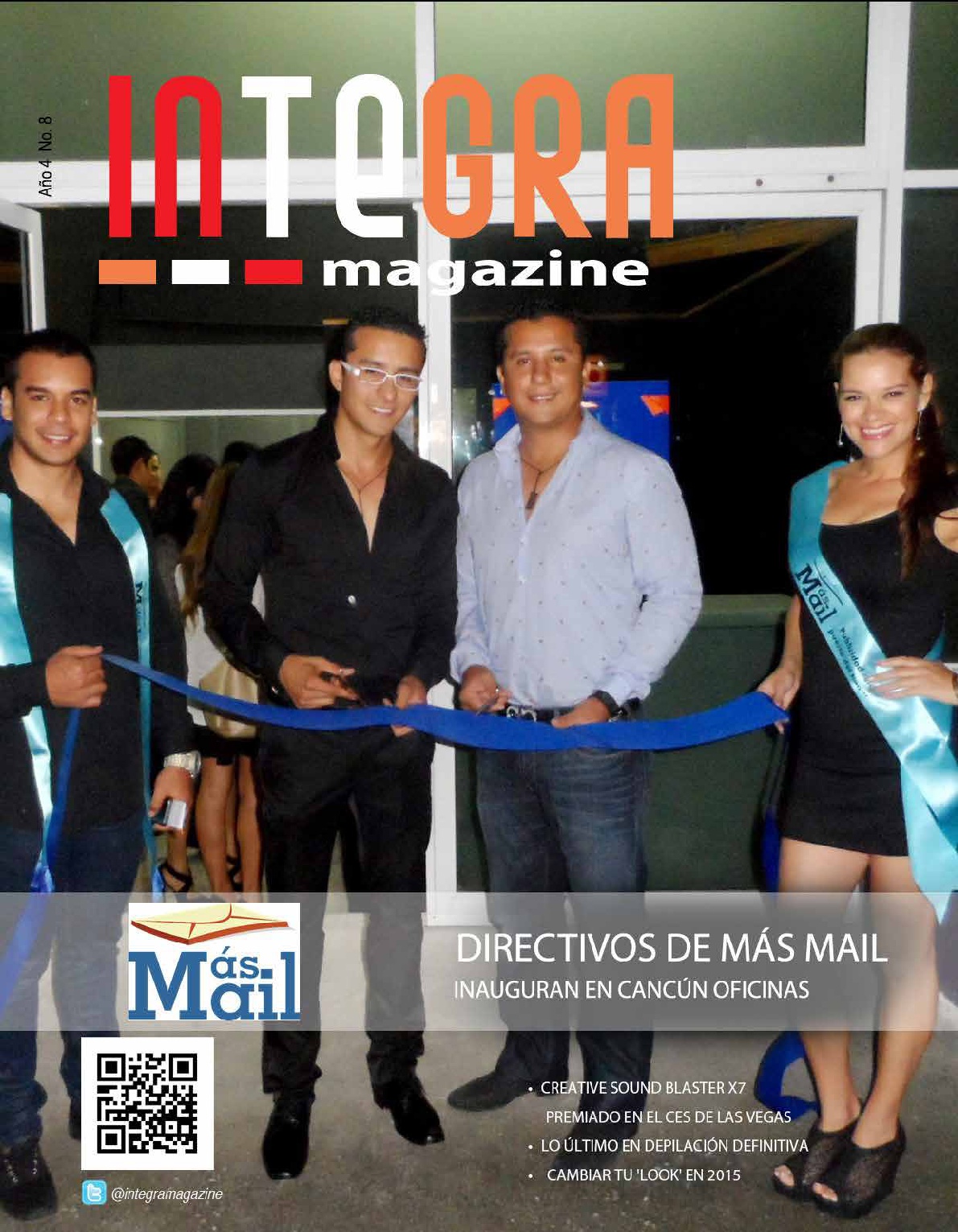 Directivos de Más Mail inauguran en Cancún oficinas