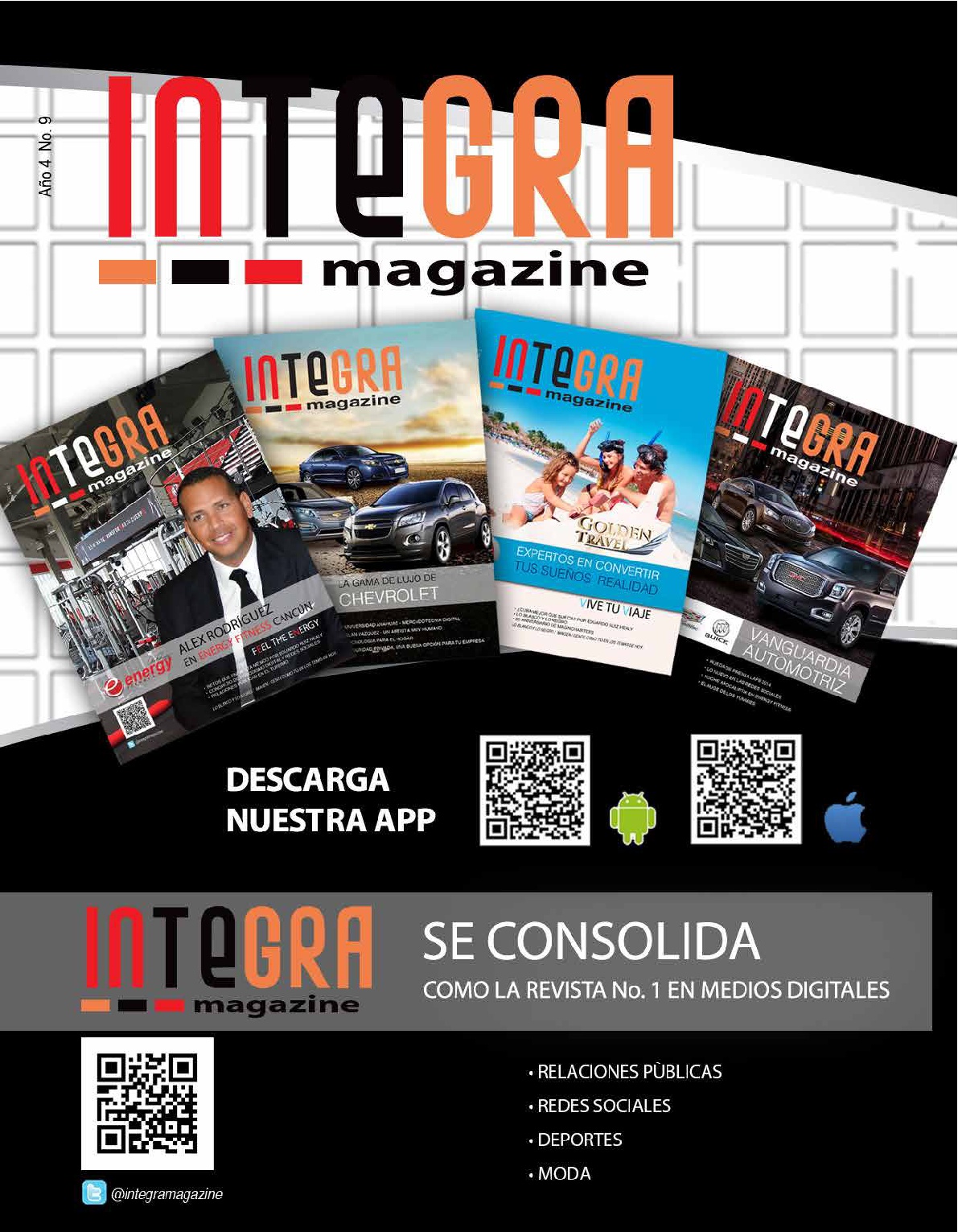 Integra Magazine se consolida como la Revista No. 1  en medios digitales