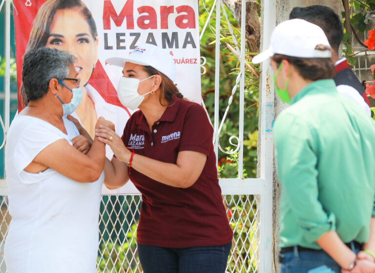 Mara Lezama camina de la mano de las y los ciudadanos