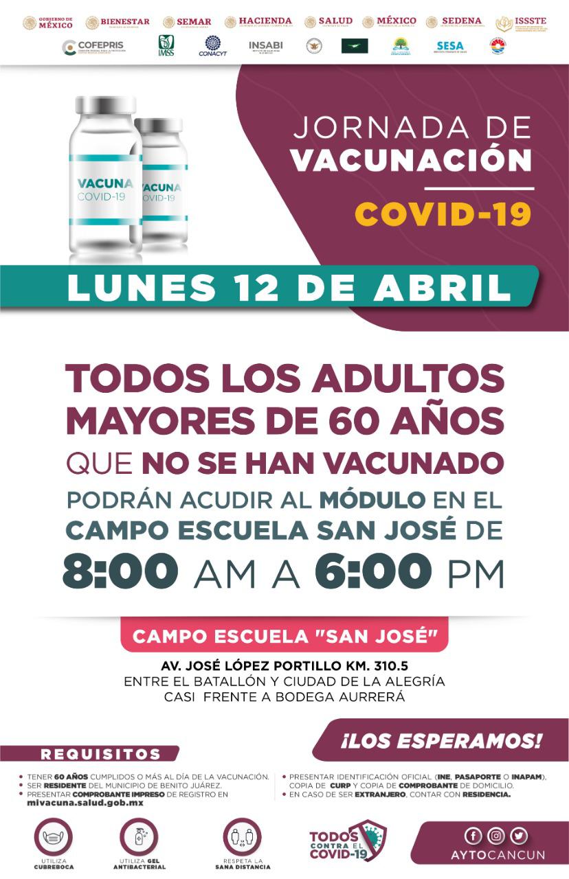 Campaña de vacunación 12 de abril