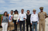 Intercambian experiencia sobre el sargazo autoridades británicas y Solidaridad, Playa del Carmen.