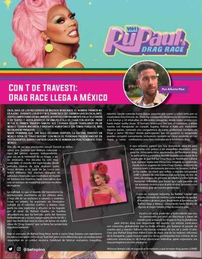 Con T de Travesti Drag Race llega a México