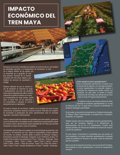Impacto economico del tren maya