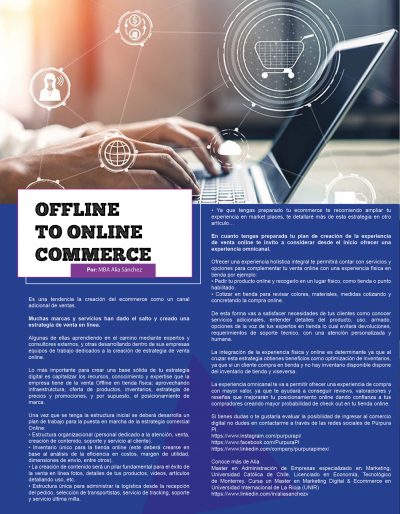 Online to offline commerce