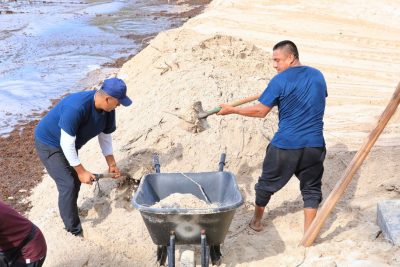 Solidaridad rescata la playa El Recodo