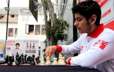 José Martínez, bicampeón mundial juvenil de ajedrez.