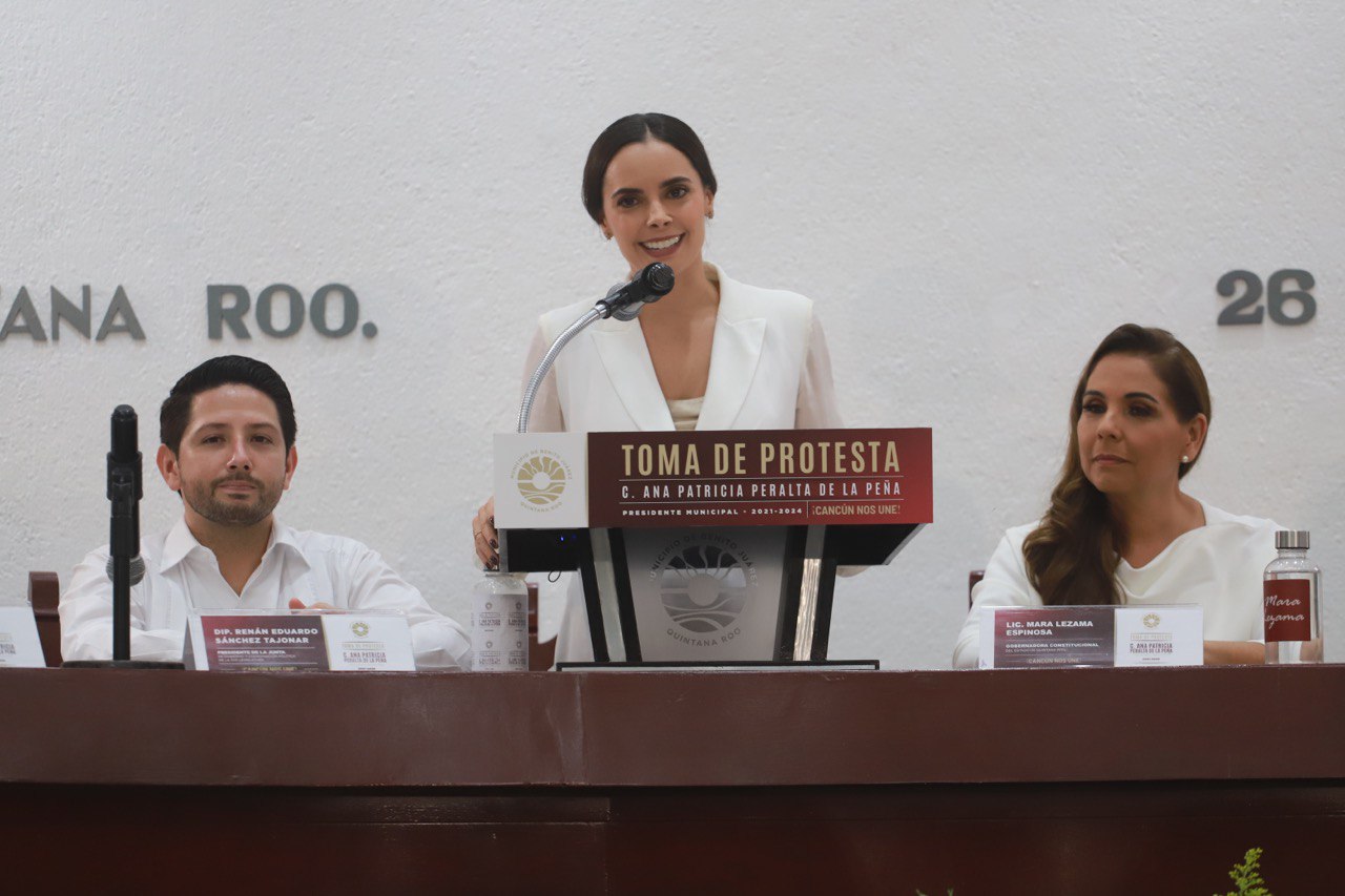 Trabajemos juntos porque Cancún nos une: Presidenta municipal, Ana Patricia Peralta De La Peña