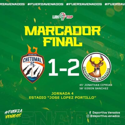 Deportiva Venados logró su victoria