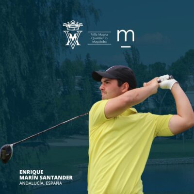 Enrique Santander ganó el torneo "Villa Magna" de golf y clasificó al World Wide Technology Championship at Mayakoba