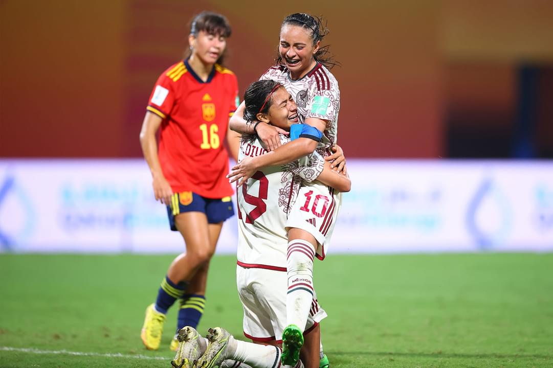 La cancunense Montserrat Saldívar México venció 2-1 a España en el Mundial Sub-17
