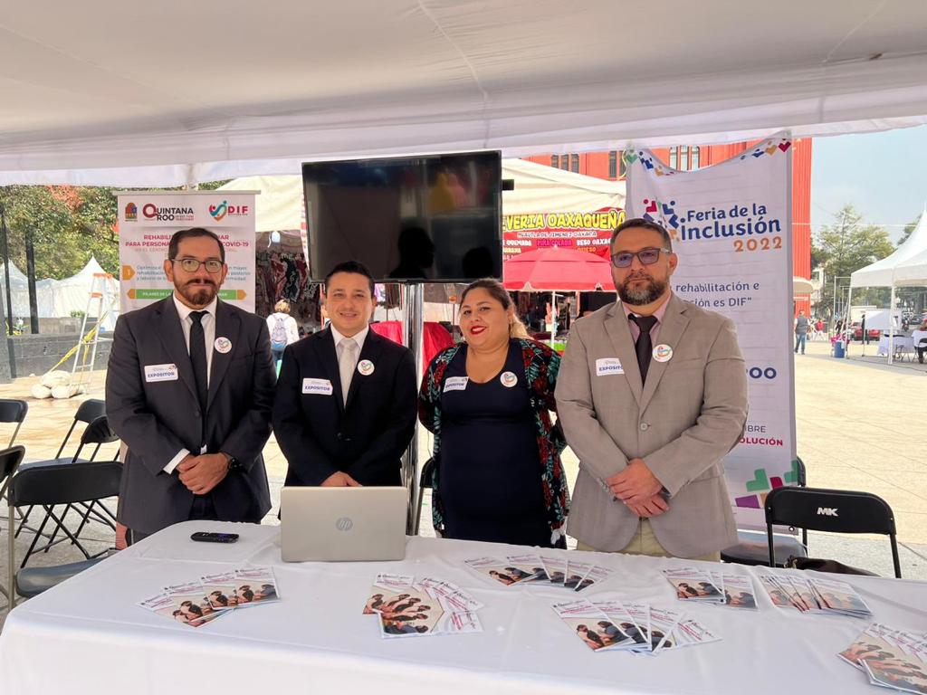 El DIF Quintana Roo en la Feria de la Inclusión 2022 en la CDMX