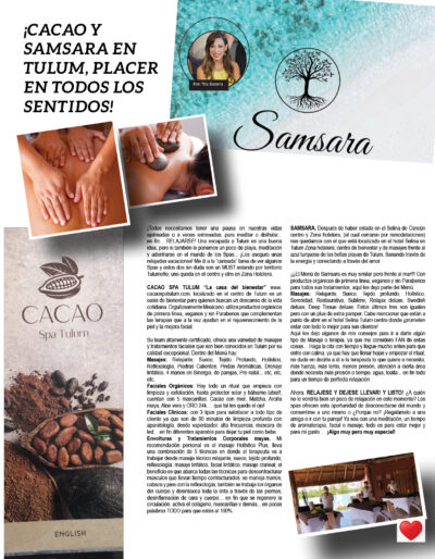 ¡Cacao y Samsara en Tulum!