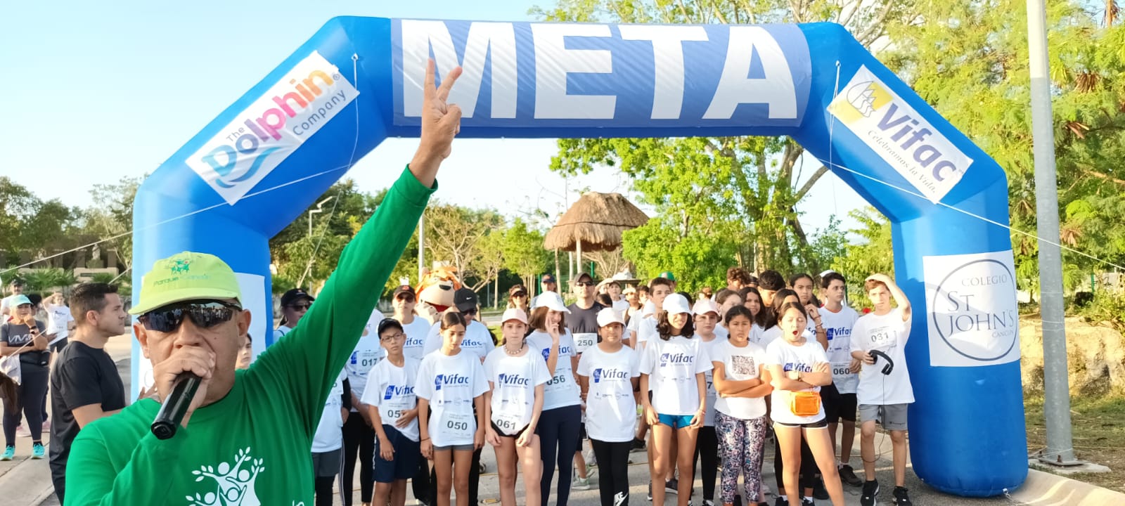 Vifac realizó con éxito su primera carrera con causa en Parque Cancún