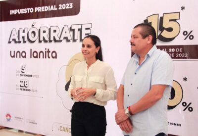 Invita Ana Patricia Peralta a aprovechar campaña de descuentos predial 2023