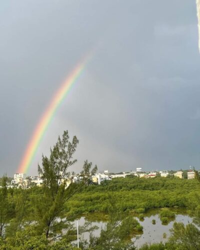 arcoiris en Cancún