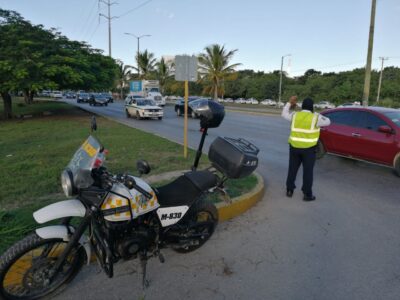 Implementan operativos viales de prevención en diferentes puntos de Cancún