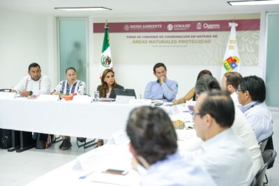 Gobierno de México y del Estado firman acciones de protección de la riqueza natural de Quintana Roo
