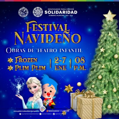 Anuncian show de Tatiana para Día de Reyes• Además, las funciones de teatro infantil “Frozen y Plim Plim” que se suman a partir de hoy 2 de enero, a las actividades gratuitas en el recinto ferial de la CTM