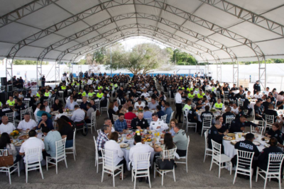 Solidaridad: En el marco del Día del Policía, el gobierno de Lili Campos celebró a la Secretaría de Seguridad Pública y Tránsito Municipa