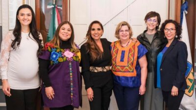 Mara Lezama e INMUJERES trabajan en impulsar la estrategia de paz y seguridad para las mujeres