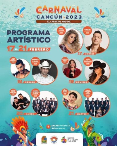  El Carnaval de Cancún quintana Roo 2023