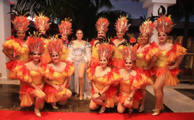 “Damas en Carnaval 2023”, encabezado por la presidenta municipal, Lili Campos y la presidenta honoraria del DIF Solidaridad, Rosita Escobedo