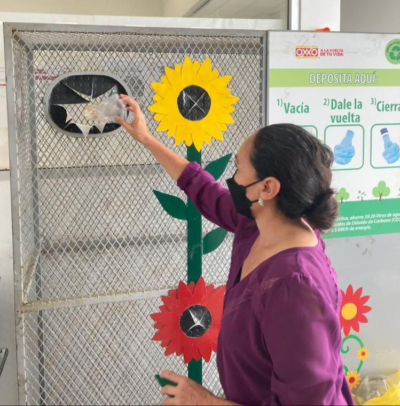 la campaña Reciclando y Ayudando al Bienestar de Quintana Roo: SEDESO