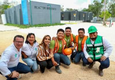 inaugura la primera planta de tratamiento de aguas azules para Quintana Roo