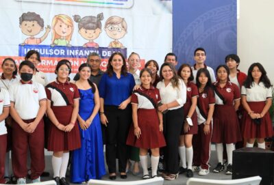 Nuevo Impulsor Infantil de la Transformación Municipal 2023. evento promovido por el gobierno de Solidaridad de Lili Campos