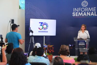 Lili Campos informó que elementos de seguridad pública y tránsito están listos para atender y salvaguardar la integridad de locales y visitantes