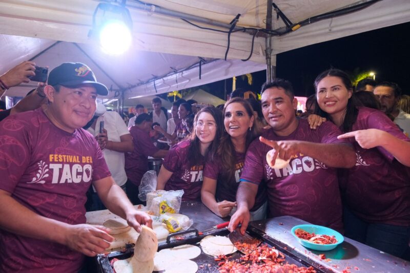 Realizan el Festival del Taco en Tajamar