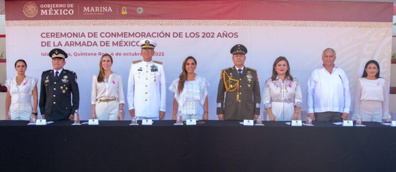 Conmemoran aniversario de la Armada de México