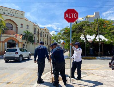 Lili Campos cumple con condiciones de seguridad y orientación vial de las y los solidarenses a través de la Tránsito Municipal de Solidaridad