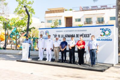 Emotiva ceremonia cívica por la conmemoración del Día de la Armada de México se llevó a cabo en la explanada de la 28 de Julio