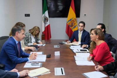 Reunión de la gobernadora de Quintana Roo con Embajada de España
