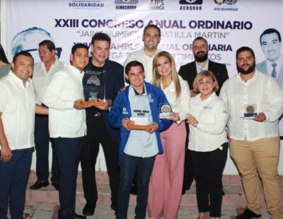 Lili Campos premió a lo mejor del deporte en Solidaridad 2023. En el evento también se reconoció a “Fray Nano” y “Ángel Fernández”.