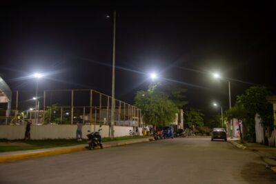 Porque queremos que Solidaridad sea la primera Ciudad Inteligente de Quintana Roo se reforzó la iluminación en las zonas de circulación