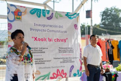 Proyecto comunitario Xook bi chuy técnica maya en comunidades indígenas