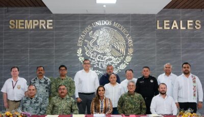 Firma la gobernadora de Quintana Roo, mara lezama