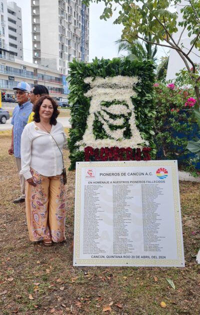 Entrevista a Guadalupe González Gómez, presidenta de Pioneros de Cancún A.C en su 34 aniversario