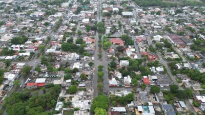 SEFIPLAN de Quintana Roo, realiza vuelos con dron para actualizar los reportes de afectaciones por lluvias en las colonias de Chetumal