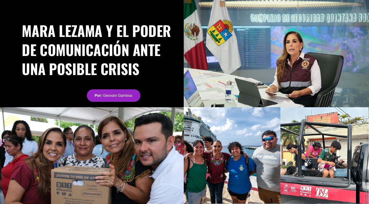 Mara Lezama y el poder de comunicación ante una posible crisis