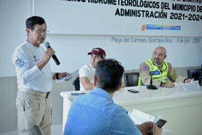 Estamos trabajando en materia de prevención por la llegada del Huracán Beryl: Lili Campos. Tienen pláticas con Aguakan para evitar desabasto