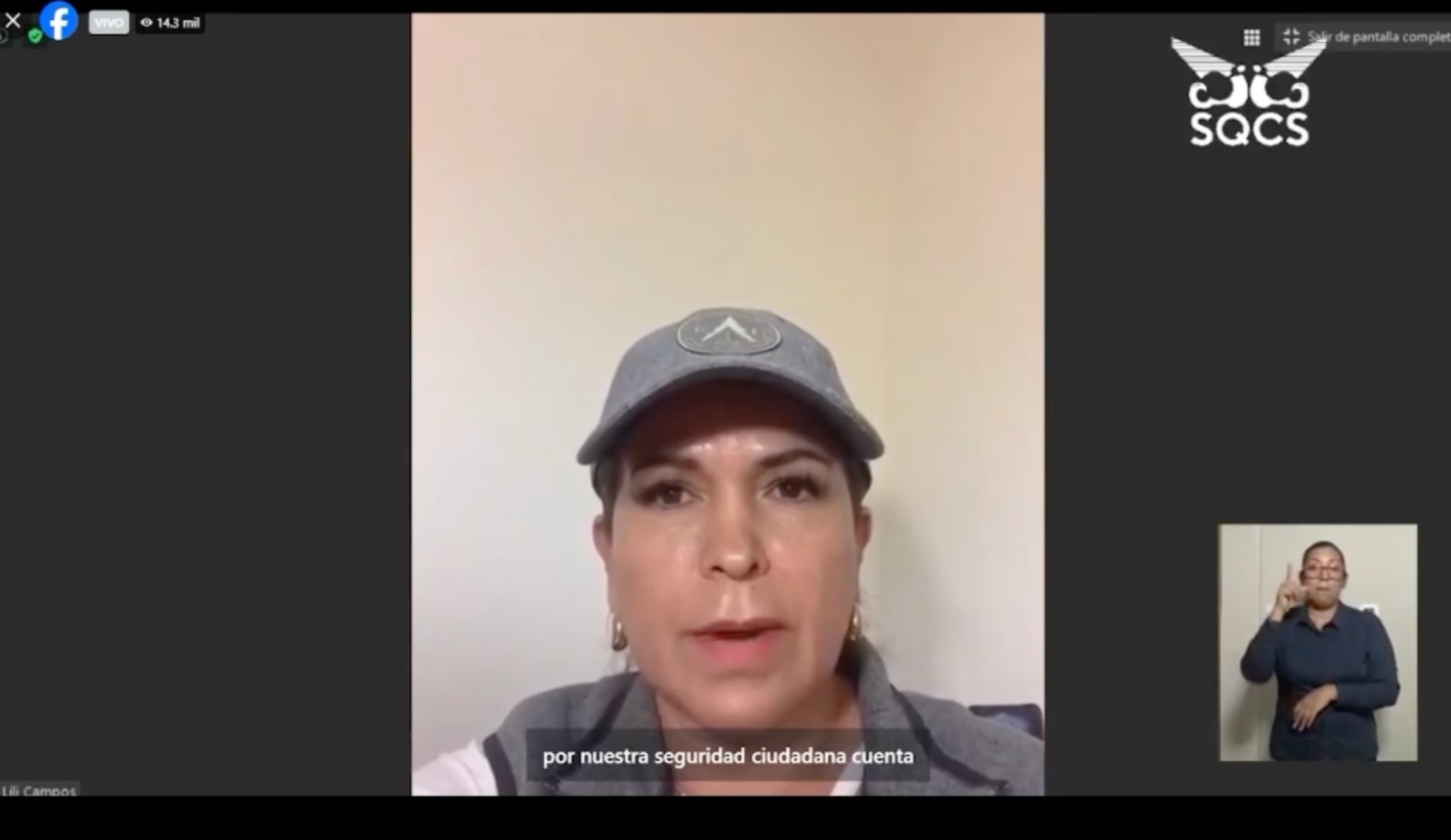 Estamos trabajando en materia de prevención: Lili Campos Estamos trabajando en materia de prevención: Lili Campos