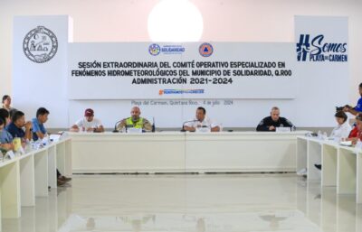Estamos trabajando en materia de prevención por la llegada del Huracán Beryl: Lili Campos. Tienen pláticas con Aguakan para evitar desabasto