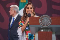 LA GOBERNADORA DE QUINTANA ROO, MARA LEZAMA, HABLA SOBRE LOS BENEFICIOS DEL TREN MAYA