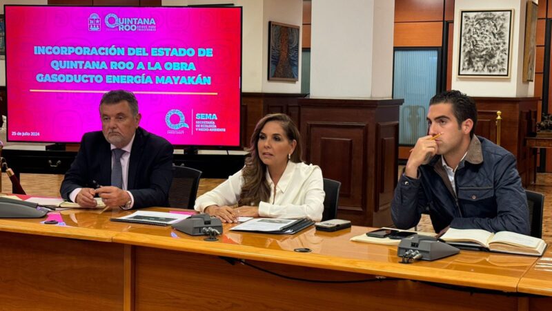 Plantea Mara Lezama a CFE Gasoducto Energía Mayakán
