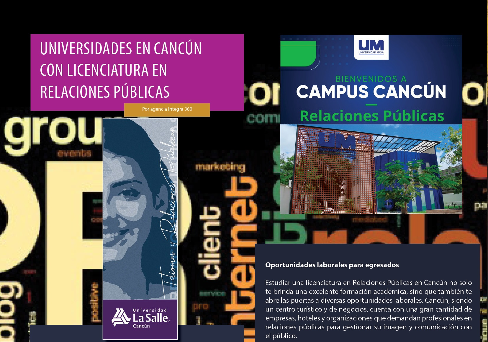 Universidades en Cancún con Licenciatura en Relaciones Públicas