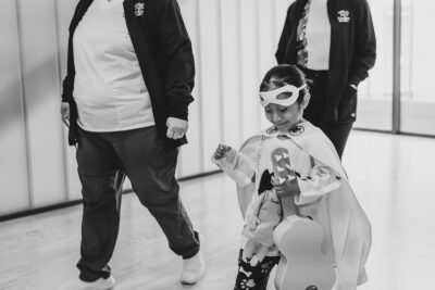 Niña jornada unidos de corazón
